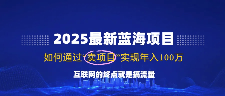 【2025.02.25】2025最新蓝海项目，零门槛轻松复制，月入10万+，新手也能操作-芽米宝库