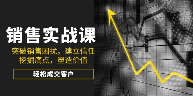 【2025.02.25】销售实战课，突破销售困扰，建立信任，挖掘痛点，塑造价值，轻松成交客户百度网盘免费下载-芽米宝库