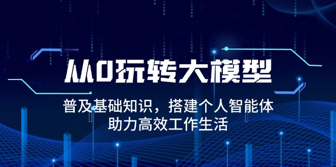 【2025.01.21】从0玩转大模型，普及基础知识，搭建个人智能体，助力高效工作生活百度网盘免费下载-芽米宝库