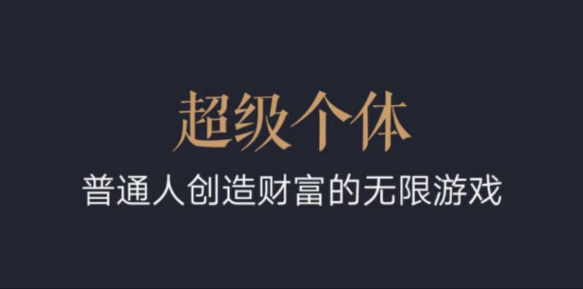 图片[1]-【2025.01.13】超级个体：2024-2025翻盘指南，普通人创造财富的无限游戏百度网盘免费下载-芽米宝库