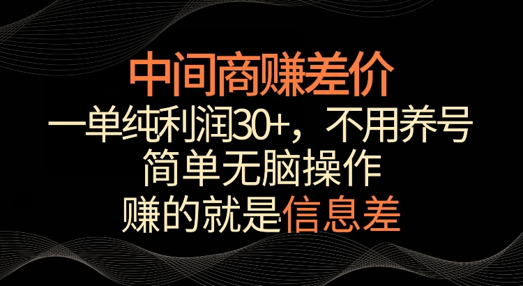 图片[1]-【2025.01.12】利用信息查赚差价，每单都有高利润，简单无脑操作，轻松日入多张百度网盘免费下载-芽米宝库