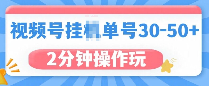 图片[1]-【2025.01.07】视频号无脑挂机，单号30-50+，可批量放大百度网盘免费下载-芽米宝库