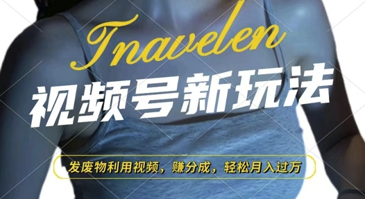 【2024.12.15】视频号新玩法，废物利用视频，撸分成收益，轻松月入过万百度网盘免费下载-芽米宝库