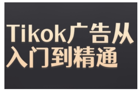 图片[1]-【2024.11.21】Tiktok Ads实操教程，Tiktok广告从入门到精通百度网盘免费下载-芽米宝库