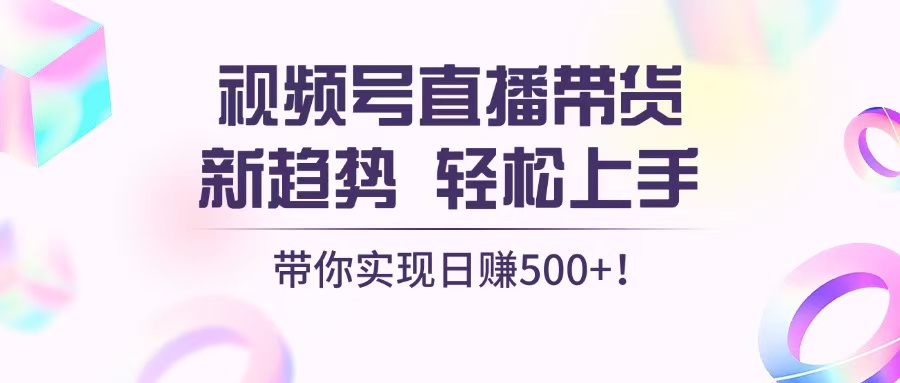 图片[1]-【2024.11.19】视频号直播带货新趋势，轻松上手，带你实现日赚500+百度网盘免费下载-芽米宝库