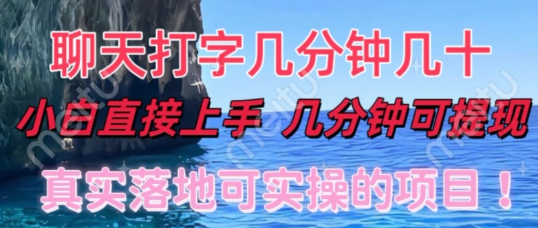 【2024.10.31】和人聊天就能赚米，直接上手，10分钟提现，小白矩阵操作月收益破万百度网盘免费下载-芽米宝库