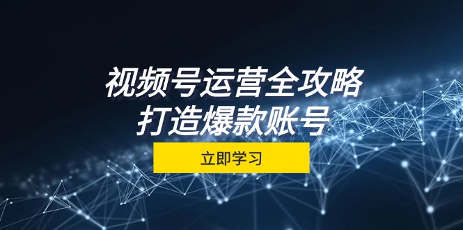 图片[1]-【2024.10.12】视频号运营全攻略，从定位到成交一站式学习，视频号核心秘诀，打造爆款账号百度网盘免费下载-芽米宝库
