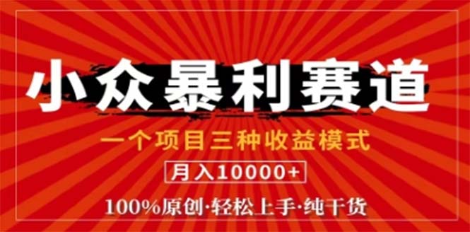 图片[1]-【2024.09.28】视频号最新爆火赛道，三种可收益模式，0粉新号条条原创条条热门 日入1000+百度网盘免费下载-芽米宝库