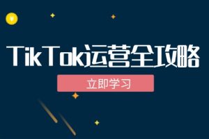 【2024.09.27】TikTok实战运营全攻略：从下载软件到变现，抖音海外版实操教程百度网盘免费下载-芽米宝库
