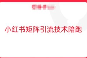 【2024.09.26】小红书矩阵引流技术，教大家玩转小红书流量百度网盘免费下载-芽米宝库