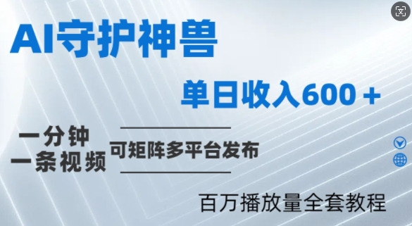 图片[1]-【2024.09.23】制作各省守护神，100多W播放量的视频只需要1分钟就能完成百度网盘免费下载-芽米宝库