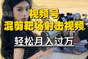 【2024.09.19】利用海外靶场射击视频，赚视频号分成收益，操作简单，适合宝妈，上班族百度网盘免费下载-芽米宝库