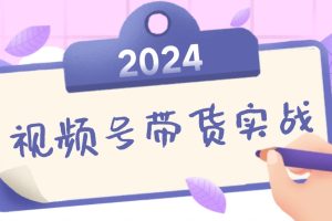 【2024.09.17】2024视频号最新带货实战课：无人直播/书单号卖货/个人IP口播 (附资料素材)百度网盘免费下载-芽米宝库