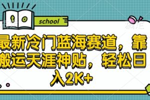 【2024.09.13】最新冷门蓝海赛道，靠搬运天涯神贴，轻松日入2K+百度网盘免费下载-芽米宝库