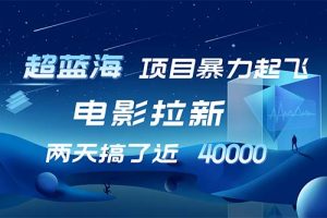 【2024.09.07】【超蓝海项目】电影拉新，1天搞了近2w，超级好出单，直接起飞百度网盘免费下载-芽米宝库