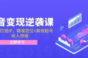 【2024.09.07】抖音变现逆袭课：从0到1打造IP，精准定位+高效起号，收入倍增百度网盘免费下载-芽米宝库