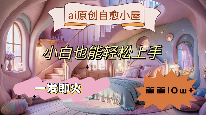 图片[1]-【2024.09.01】ai原创治愈小屋，小白也能轻松上手，一发即火，篇篇10w+百度网盘免费下载-芽米宝库