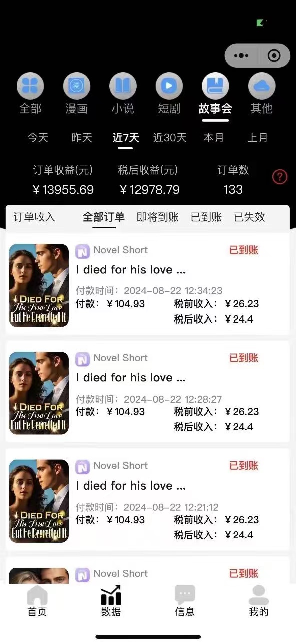 图片[3]-【2024.08.27】最新海外小说推文撸美金，日入1000＋ 蓝海市场，矩阵放大收益爆炸百度网盘免费下载-芽米宝库