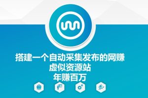 【2024.08.17】搭建一个自动采集发布的网创虚拟资源站，年赚百W百度网盘免费下载-芽米宝库