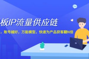 【2024.08.11】老板IP流量供应链，动作越少，账号越好，万能模型，快速为产品获客翻N倍百度网盘免费下载-芽米宝库