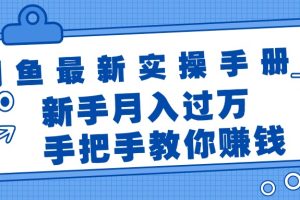 【2024.07.28】闲鱼最新实操手册，手把手教你赚钱，新手月入过万轻轻松松百度网盘免费下载-芽米宝库