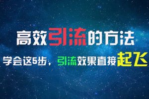 【2024.07.25】高效引流的方法，可以帮助你日引300+创业粉，一年轻松收入30万，比打工强百度网盘免费下载-芽米宝库