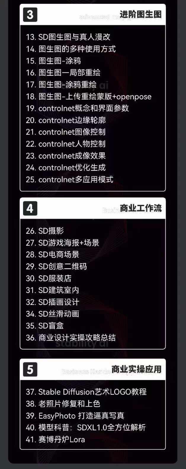 图片[5]-【2024.07.22】2024-AIGC人工智能零基础到进阶，GPT+MJ+SD商业技术落地（78节）百度网盘免费下载-芽米宝库