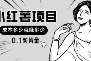 【2024.07.09】小红薯暴力项目，0.1买黄金。操作简单，日入无上限，可无限扩大百度网盘免费下载-芽米宝库