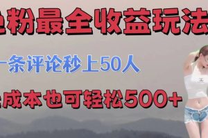 【2024.07.08】se粉最全收益玩法 一条评论秒上50人 无成本也可轻松500+百度网盘免费下载-芽米宝库