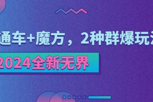 【2024.07.08】2024全新无界：直通车+魔方，2种群爆玩法百度网盘免费下载-芽米宝库