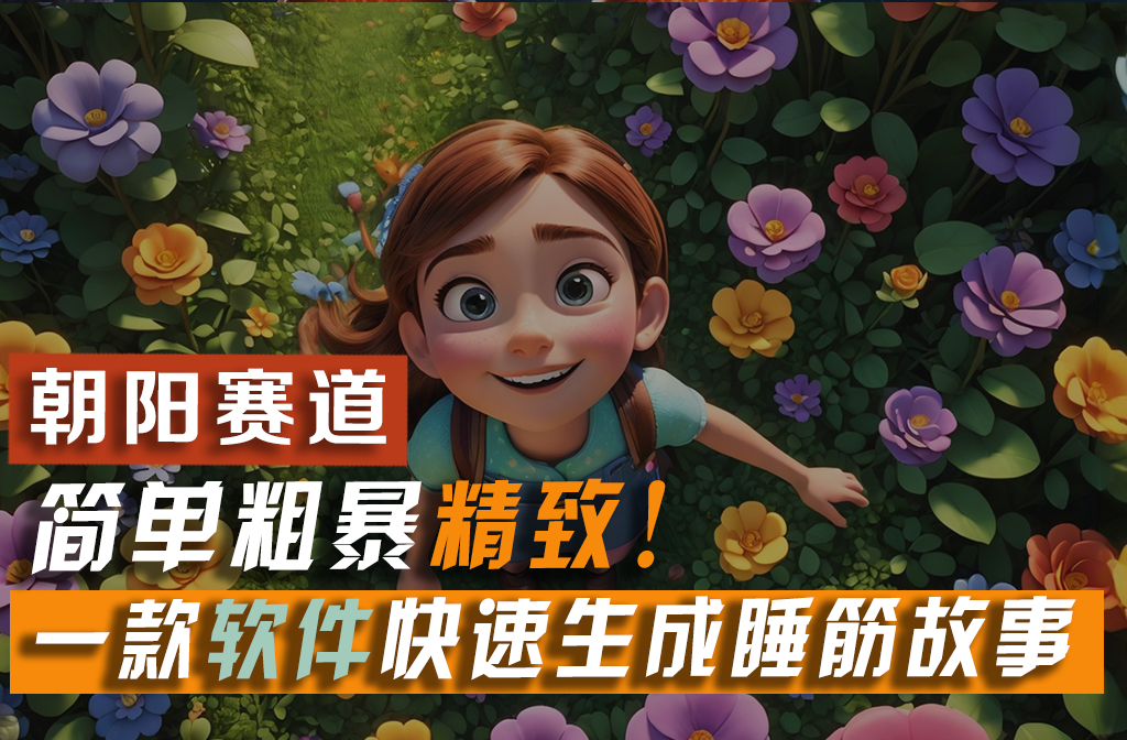 图片[1]-【2024.07.04】利用一款软件5分钟一条爆款睡眠故事，简单粗暴精致！小白月入2w+百度网盘免费下载-芽米宝库
