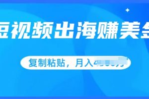 【2024.06.19】短视频出海赚美金，无脑搬运批量操作，小白轻松掌握百度网盘免费下载-芽米宝库