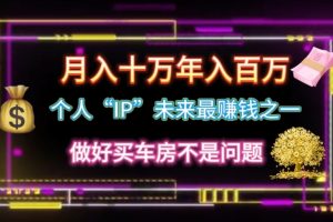 【2024.06.18】个人“IP”月入十万 年入百万，逆风翻盘秘籍！百度网盘免费下载-芽米宝库