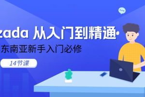 【2024.06.14】lazada 从入门到精通，跨境东南亚新手入门必修（14节课）百度网盘免费下载-芽米宝库