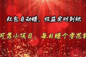 【2024.06.08】红包自动赚，收益实时到账 可靠小项目，每日赚个零花钱百度网盘免费下载-芽米宝库