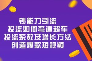 【2024.06.08】钞能力引流：投流弯道超车，投流系数及增长方法，创造爆款短视频-20节百度网盘免费下载-芽米宝库