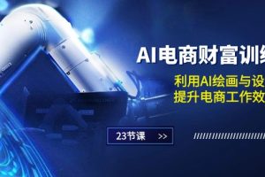 【2024.06.07】AI电商-财富训练营：利用AI绘画与设计，提升电商工作效率（23节课）百度网盘免费下载-芽米宝库