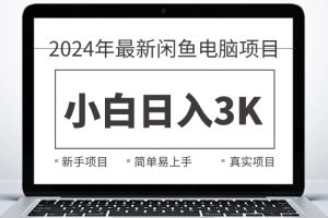 【2024.06.02】2024最新闲鱼卖电脑项目，新手小白日入3K+，最真实的项目教学百度网盘免费下载-芽米宝库