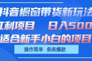 【2024.05.31】抖音橱窗带货新玩法，单日收益几张，操作简单，条条爆款百度网盘免费下载-芽米宝库