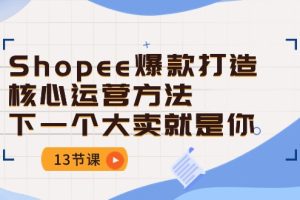 【2024.05.29】Shopee-爆款打造核心运营方法，下一个大卖就是你（13节课）百度网盘免费下载-芽米宝库