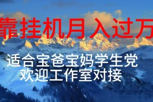 【2024.05.26】每天躺着日入几百挂机项目，适合宝爸宝妈学生党工作室对接百度网盘免费下载-芽米宝库