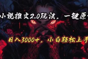 【2024.05.26】原创漫画小说推文2.0玩法，单日最高3000+，ai全自动产出，可参加中视频伙伴计划百度网盘免费下载-芽米宝库
