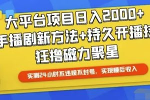 【2024.05.25】快手24小时无人直播，真正实现睡后收益百度网盘免费下载-芽米宝库