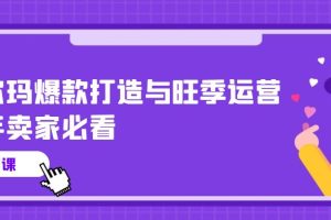 【2024.05.24】沃尔玛爆款打造与旺季运营，新手卖家必看（11节视频课）百度网盘免费下载-芽米宝库