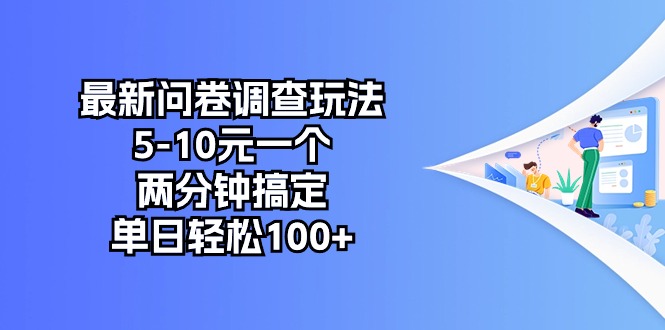 图片[1]-【2024.05.21】最新问卷调查玩法，5-10元一个，两分钟搞定，单日轻松100+百度网盘免费下载-芽米宝库