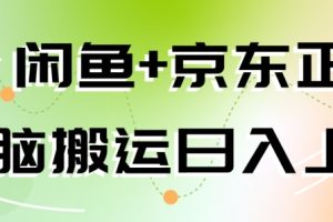 【2024.05.18】闲鱼+京东正品，无脑搬运赚差价，非常适合新手百度网盘免费下载-芽米宝库