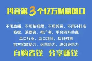 【2024.05.10】火爆全网的抖音优惠券 自用省钱 推广赚钱 不伤人脉 裂变日入500+百度网盘免费下载-芽米宝库
