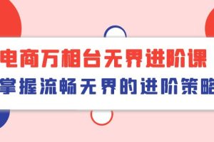 【2024.05.07】电商万相台无界进阶课，掌握流畅无界的进阶策略（41节课）百度网盘免费下载-芽米宝库