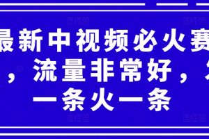 【2024.04.28】最新中视频必火赛道，流量非常好，发一条火一条百度网盘免费下载-芽米宝库