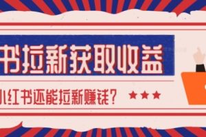 【2024.04.21】2024最新小红书拉新获取收益方法，小白也可以操作百度网盘免费下载-芽米宝库